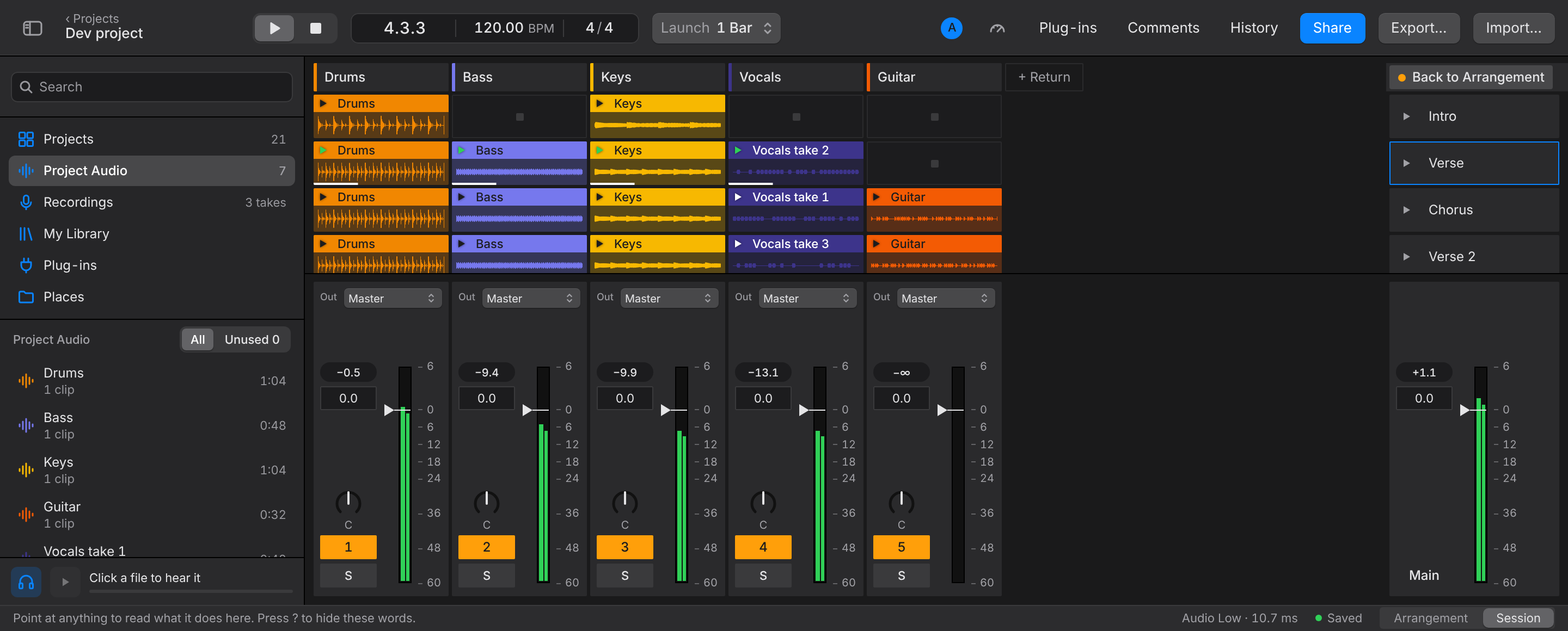 Session View
